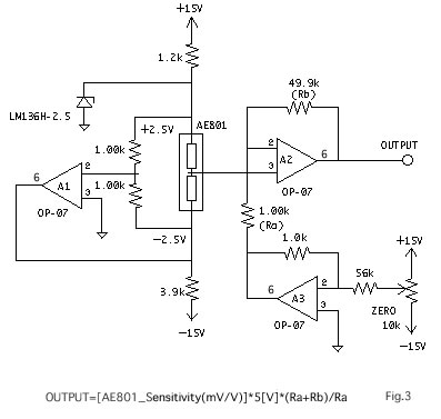 amp circuit example for ae801
